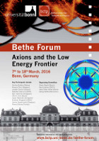 Axions and the Low Energy Frontier Poster